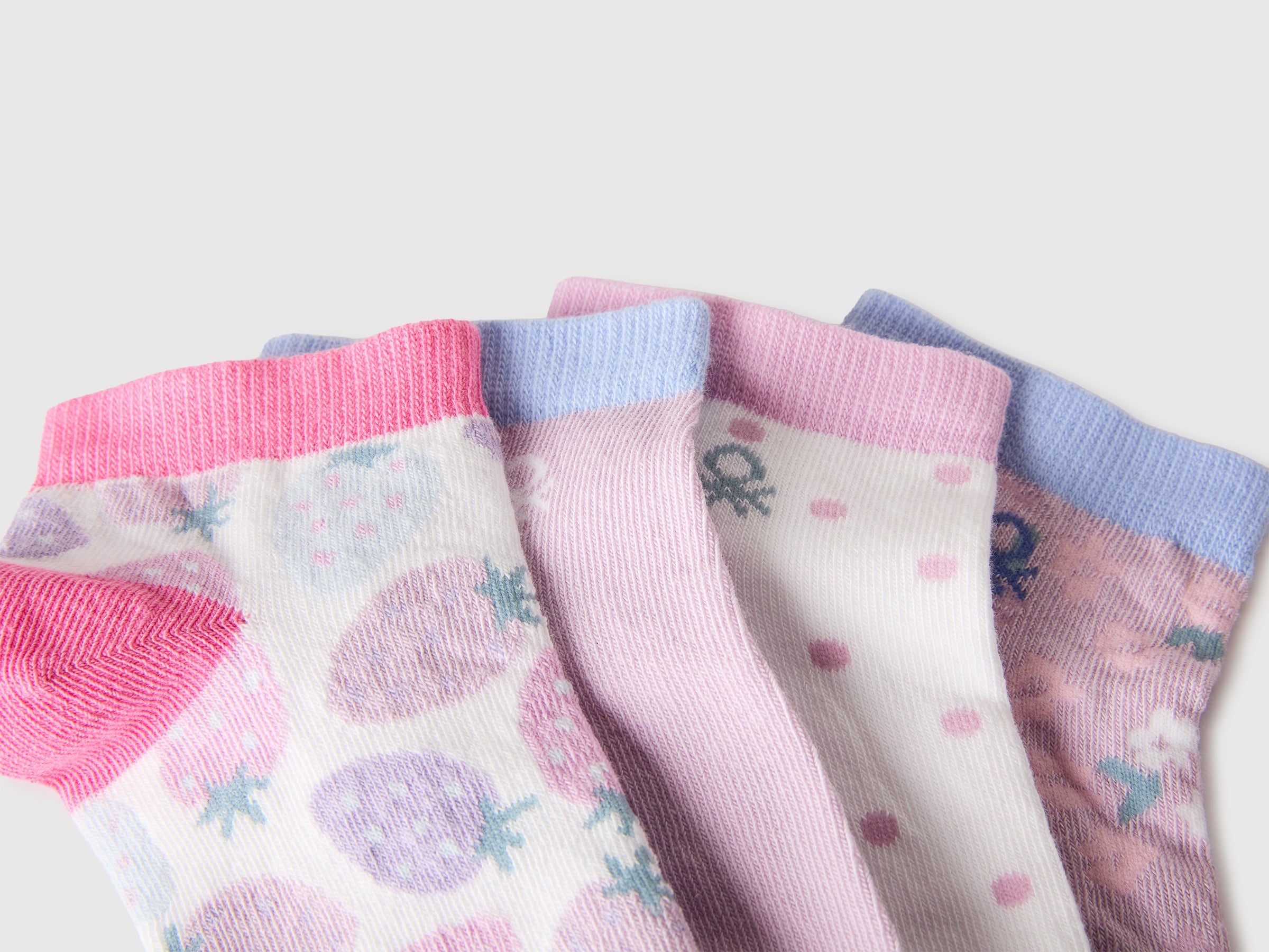 Four patterned short socks - ucb_image_DS1