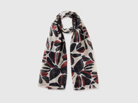 Floral linen blend scarf - ucb_image_FS