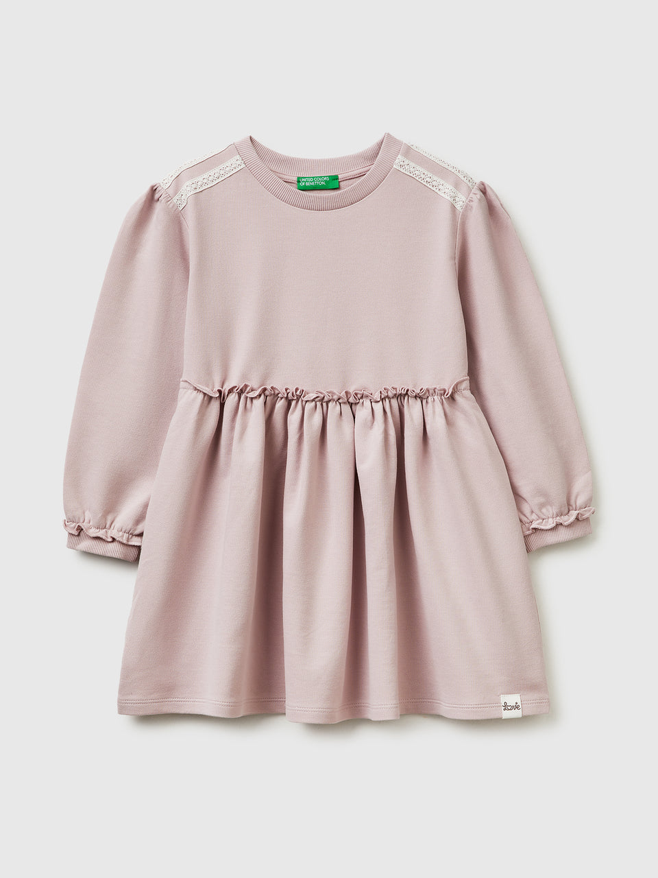 Sweatshirt dress with lace - ucb_image_FS