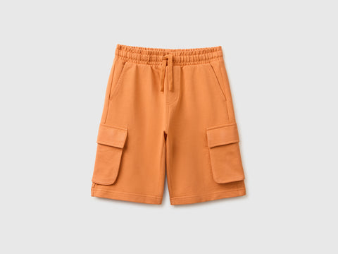 Fleece Bermuda shorts with pockets - ucb_image_FS