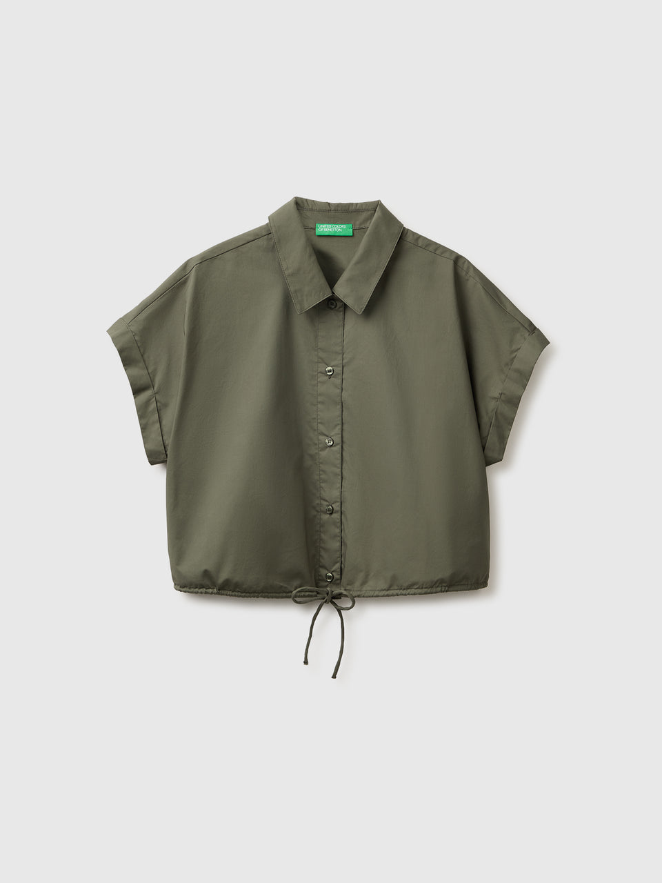 Cropped shirt with drawstring - ucb_image_FS