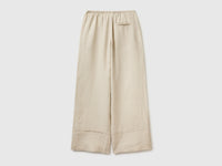 100% linen cuffed trousers - ucb_image_BS
