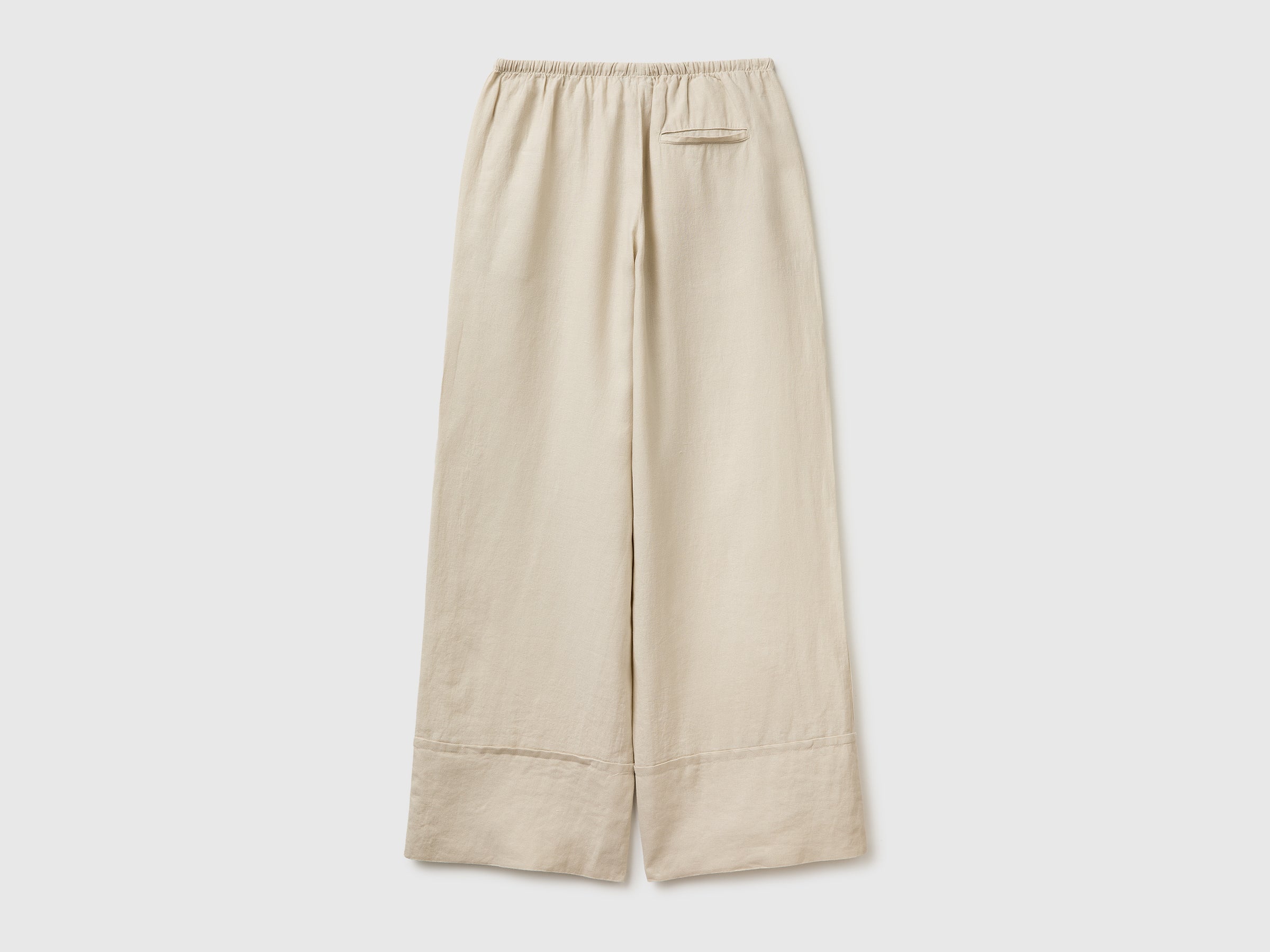 100% linen cuffed trousers - ucb_image_BS