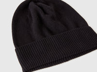 Gorro preto em pura lã Merino - ucb_image_DS1