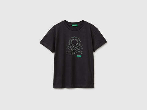 Organic cotton T-shirt with logo print - ucb_image_FS