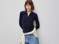 Camisola canelada com gola polo - ucb_image_F