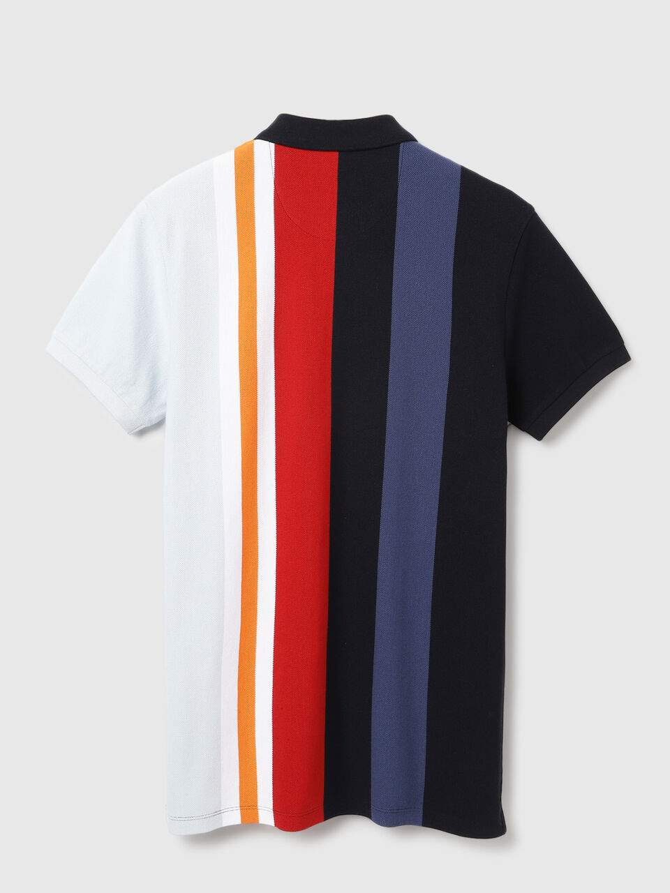 MULTICOLOR VERTICAL STRIPE PIQUE POLO image number 2