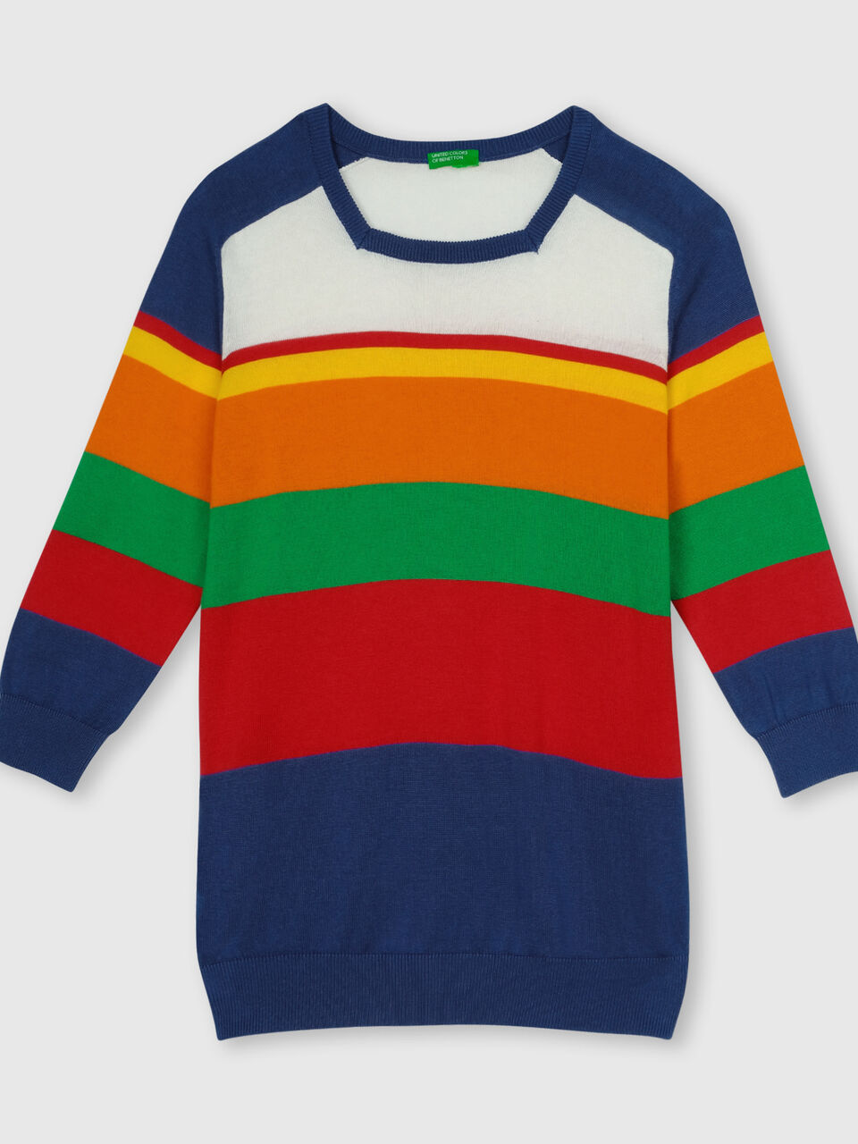 3/4th sleeved square neck top image number null