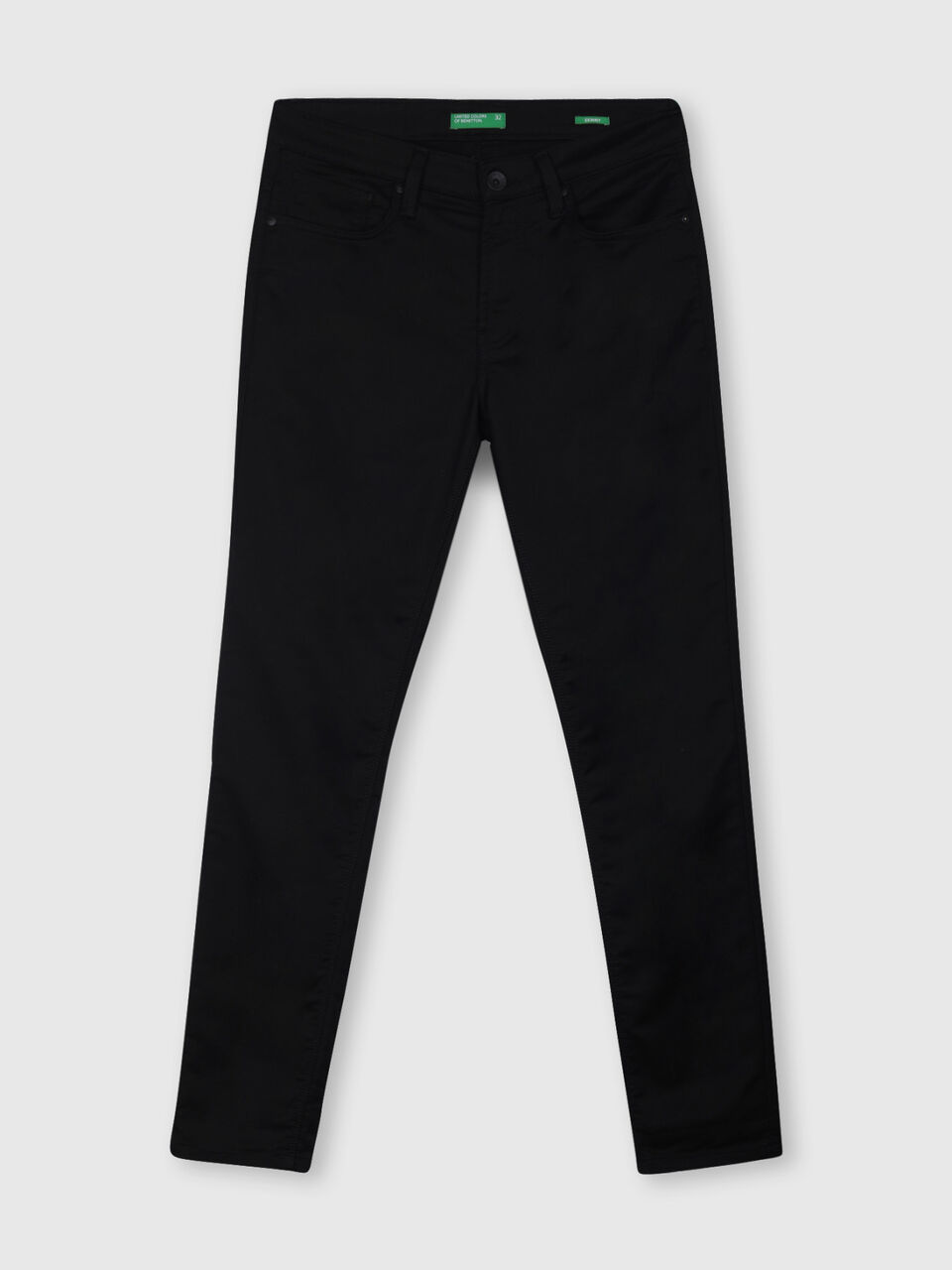 Skinny fit black jeans image number 1