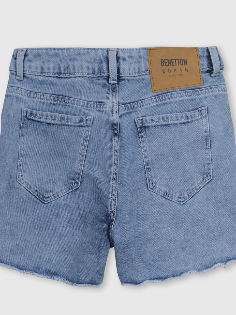 Raw Hem Denim Shorts image number 2