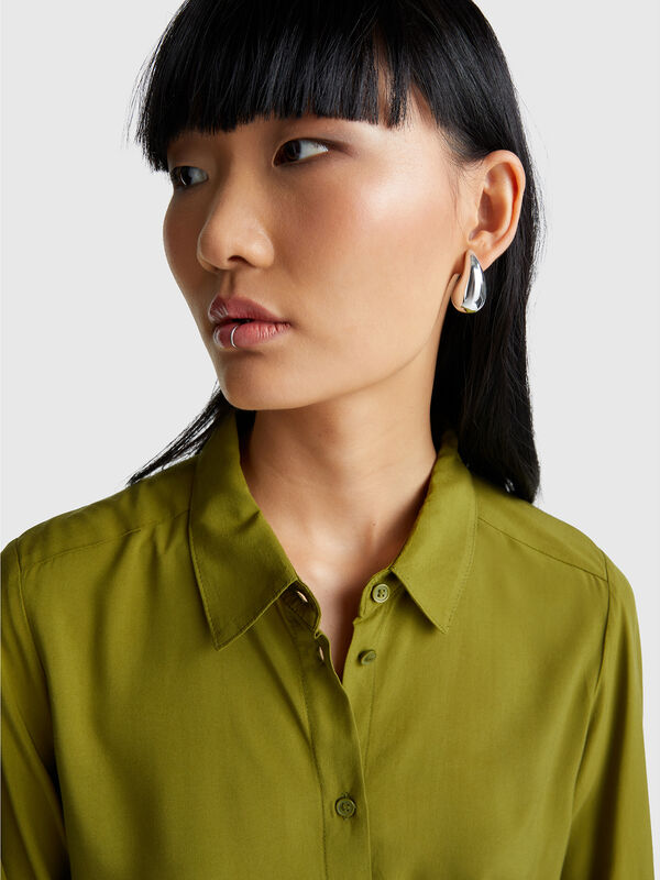 Regular fit shirt in viscose Women