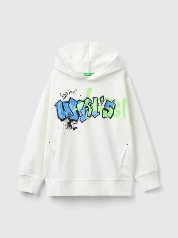 Sweatshirt with graffiti print Junior Boy