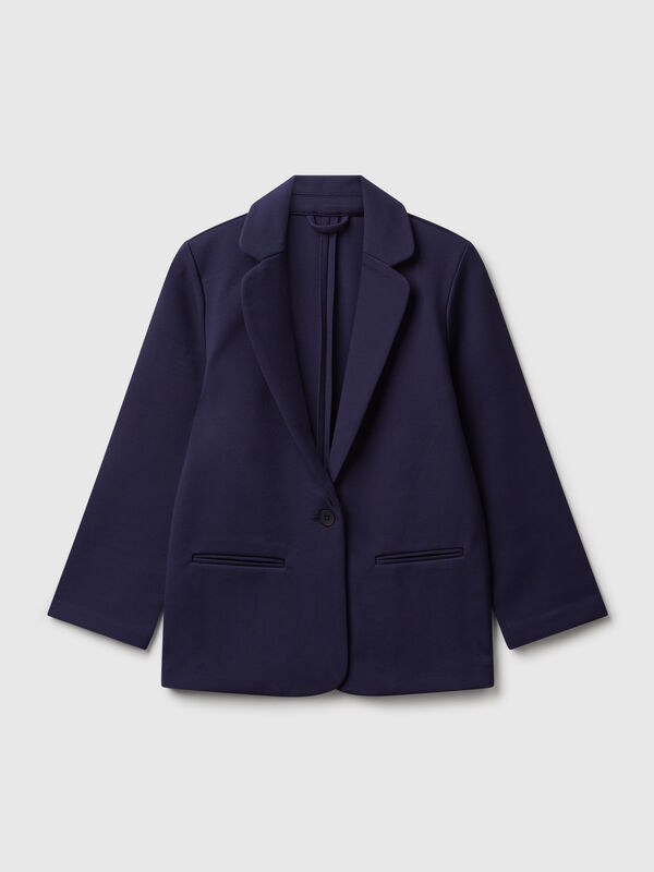 Blazer in stretch viscose blend Junior Girl