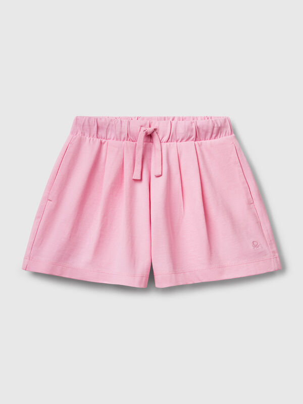 Shorts in pure cotton Junior Girl