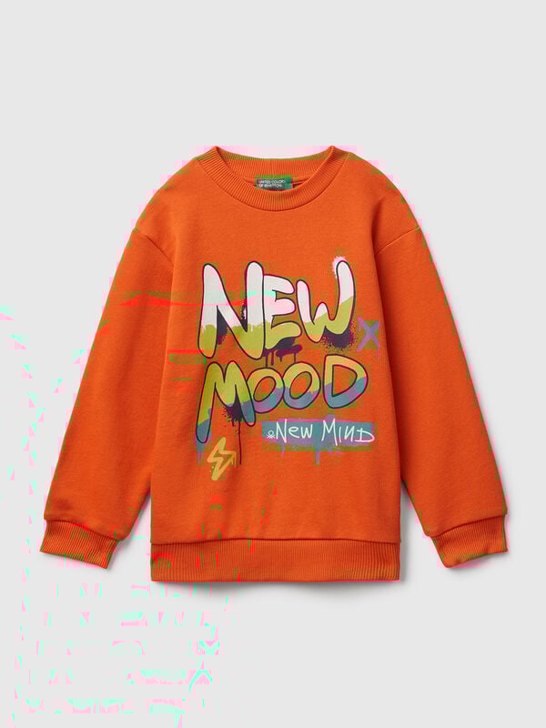Long sleeve sweatshirt with print Junior Boy
