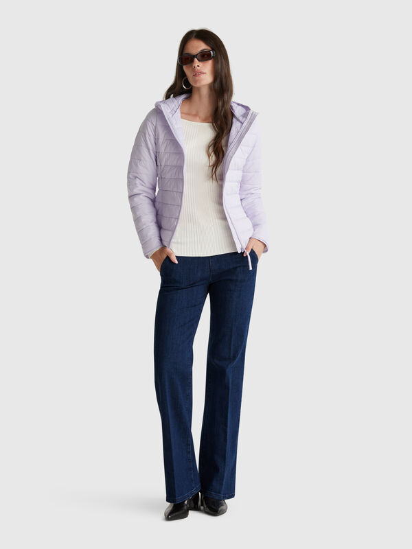 Flared jeans with zip Women