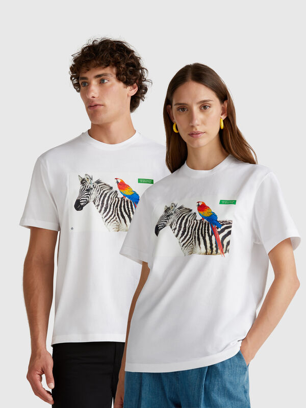 T-shirt with Oliviero Toscani photographic print