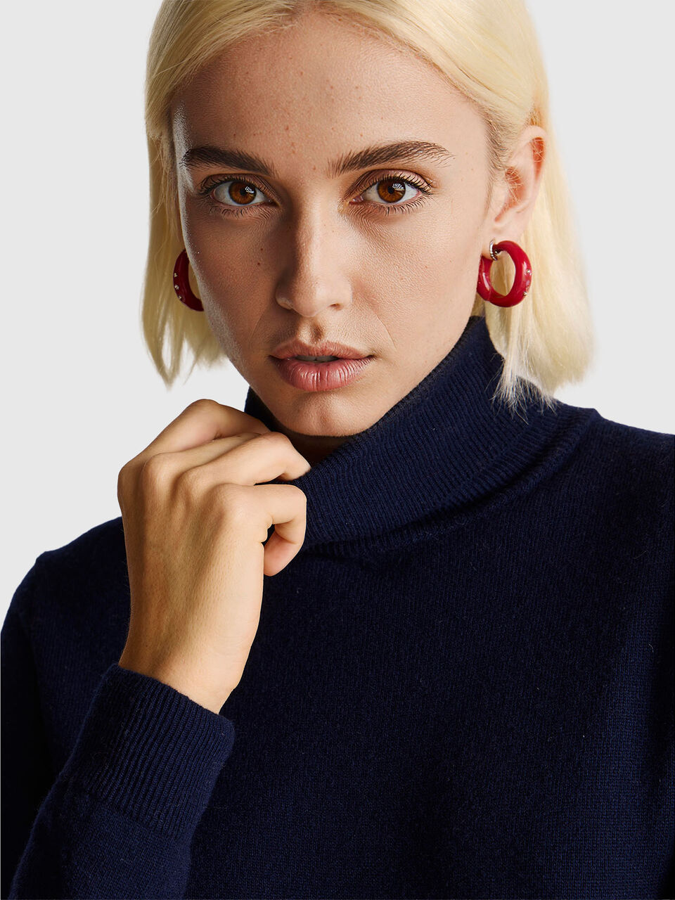 TURTLE NECK SWEATER Women image number null