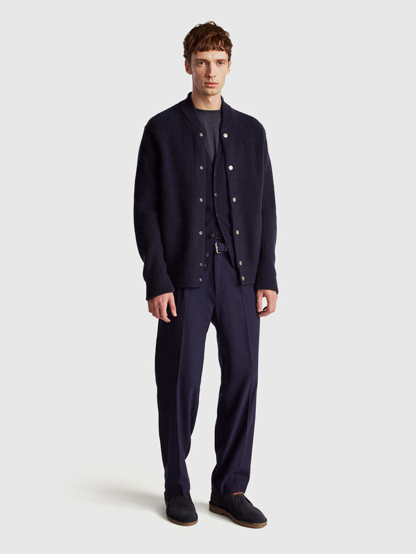 Cardigan in wool blend Men