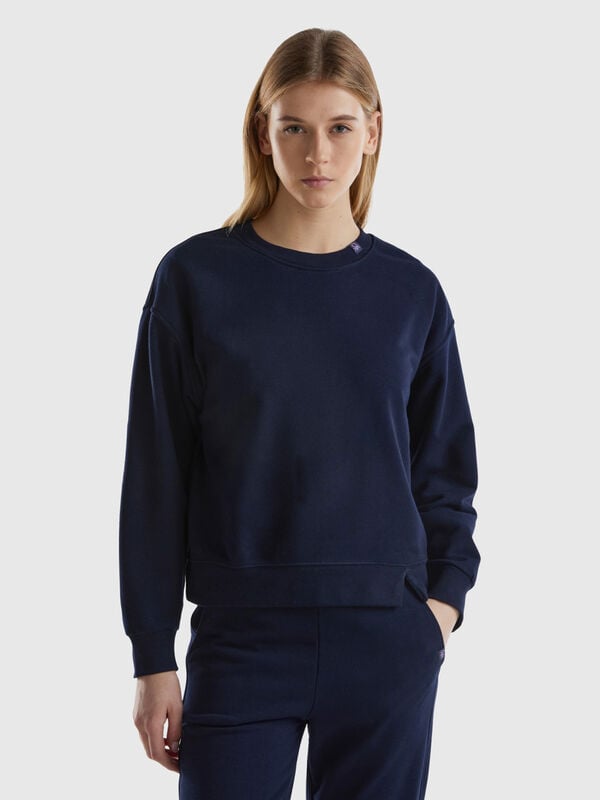 Pullover sweatshirt in cotton blend Women
