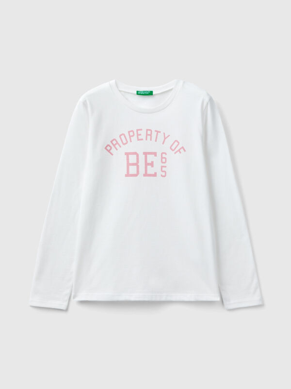 T-shirt with text print