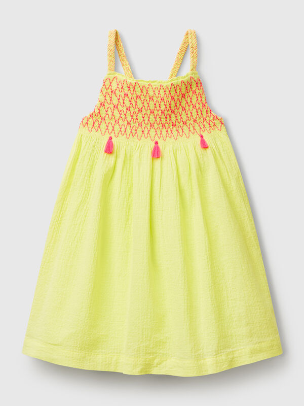 Dress with neon tassels Junior Girl