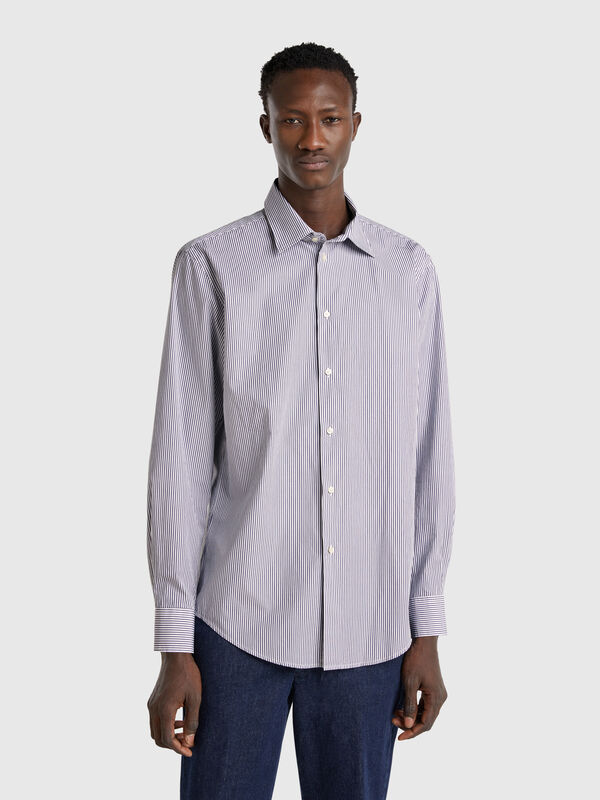Striped shirt in cotton Men
