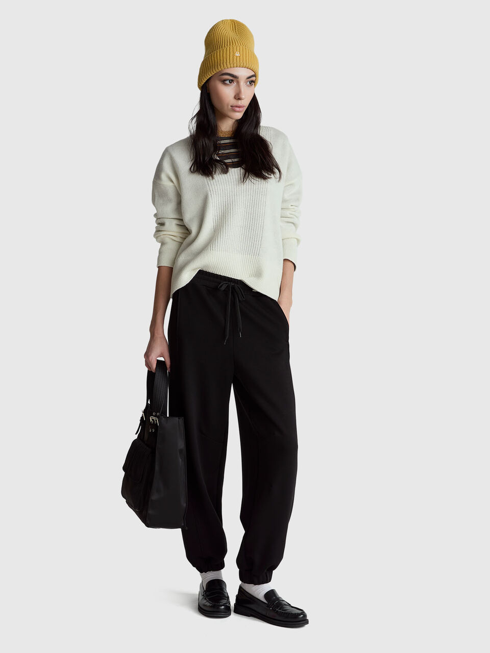 V NECK SWEATER L/S Women image number null