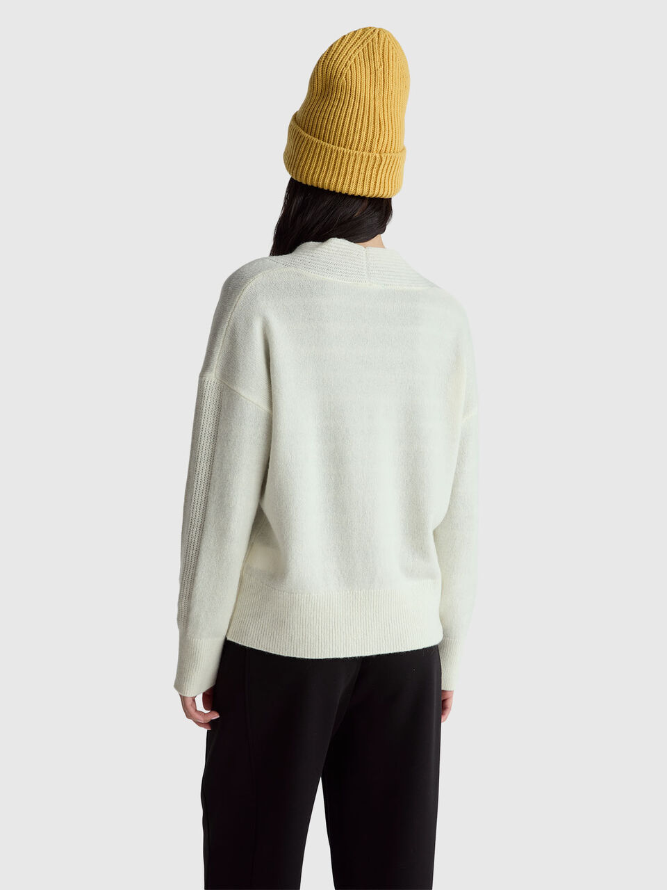 V NECK SWEATER L/S Women image number null