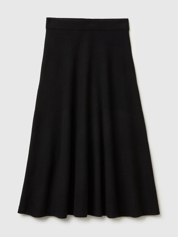 Knit midi skirt Women