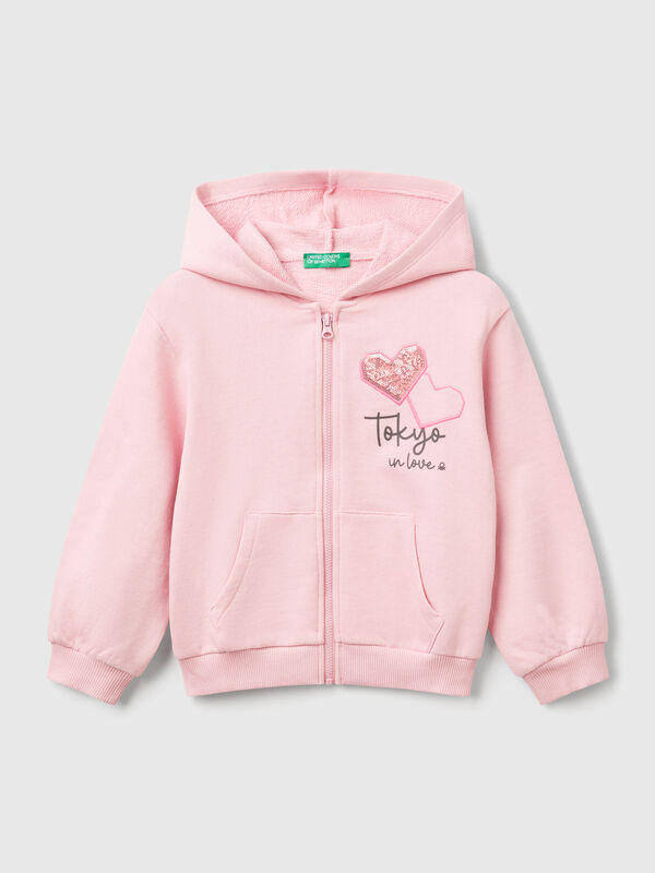 Hoodie with sequins Junior Girl