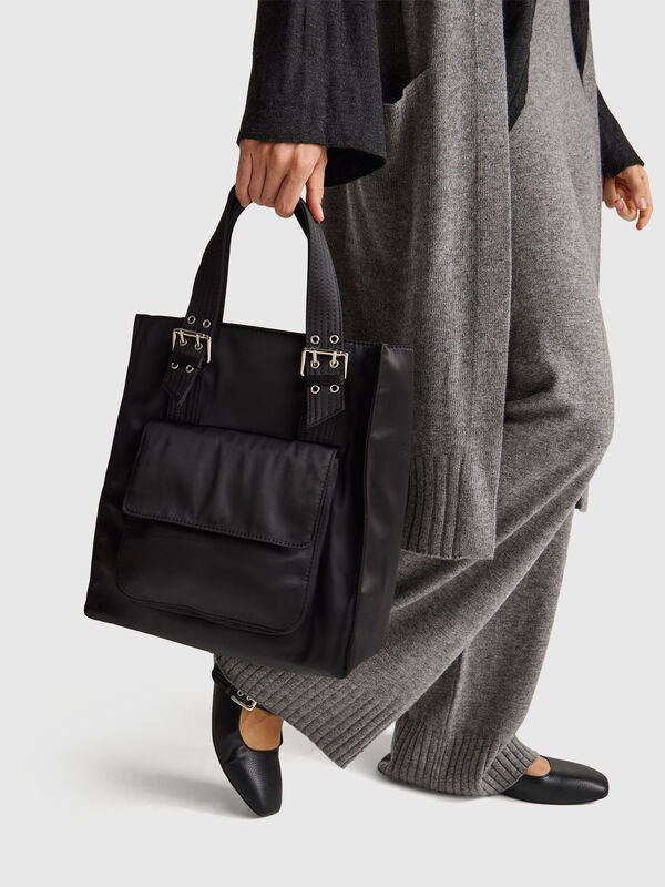 Tote bag with pockets Women