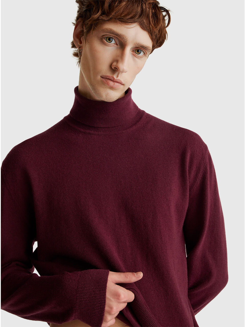 TURTLE NECK SWEATER Men image number null