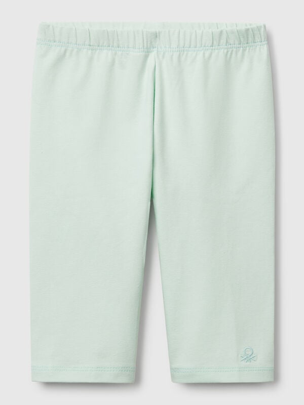 3/4 leggings in stretch cotton Junior Girl