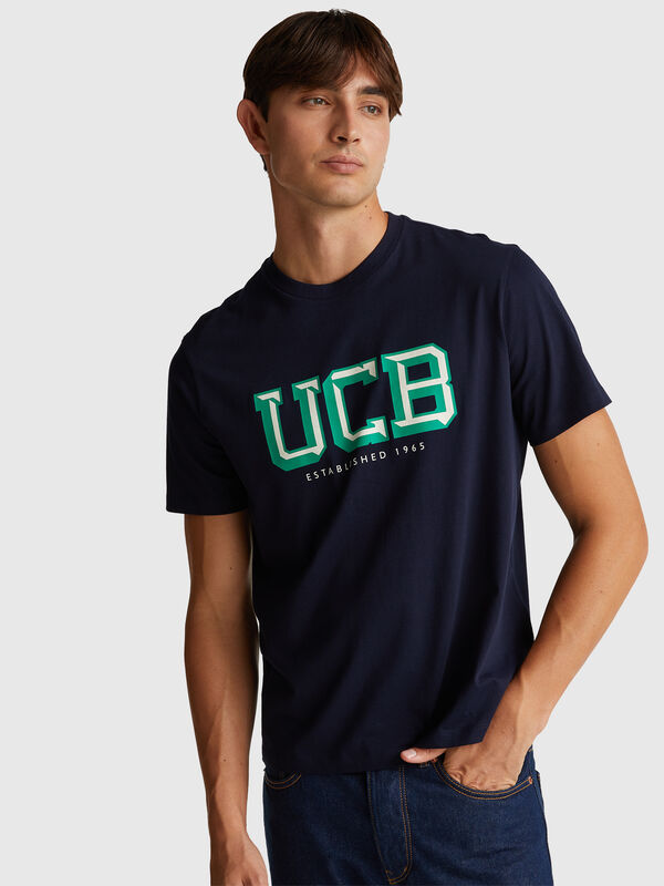 T-shirt in cotton with logo Men