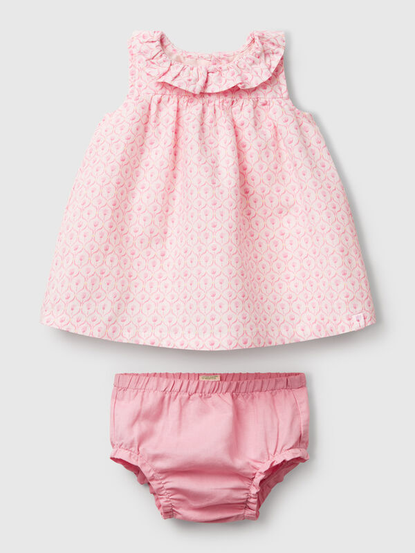 Dress with ruffled collar New Born (0-18 months)