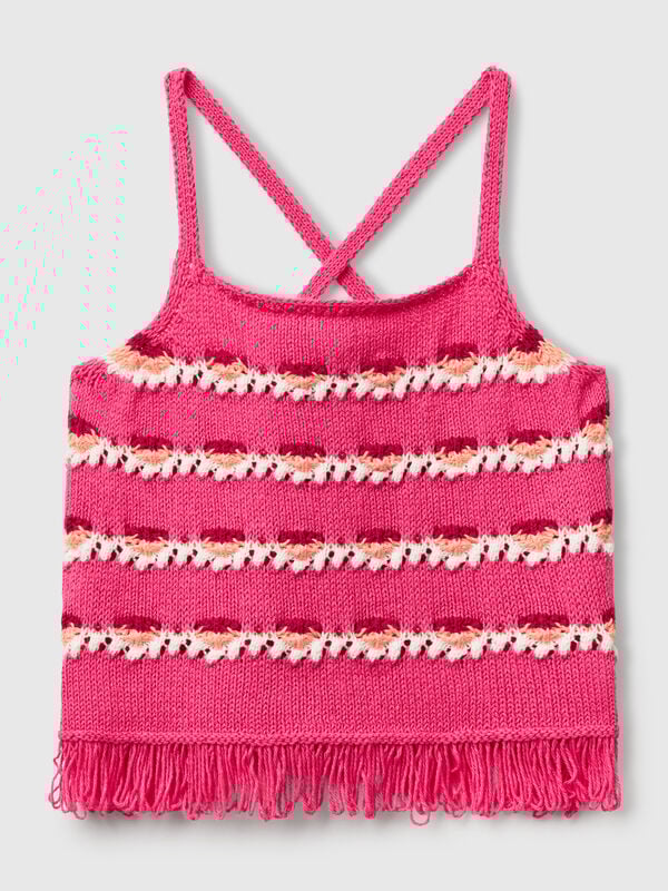 Top in crochet stitch Junior Girl