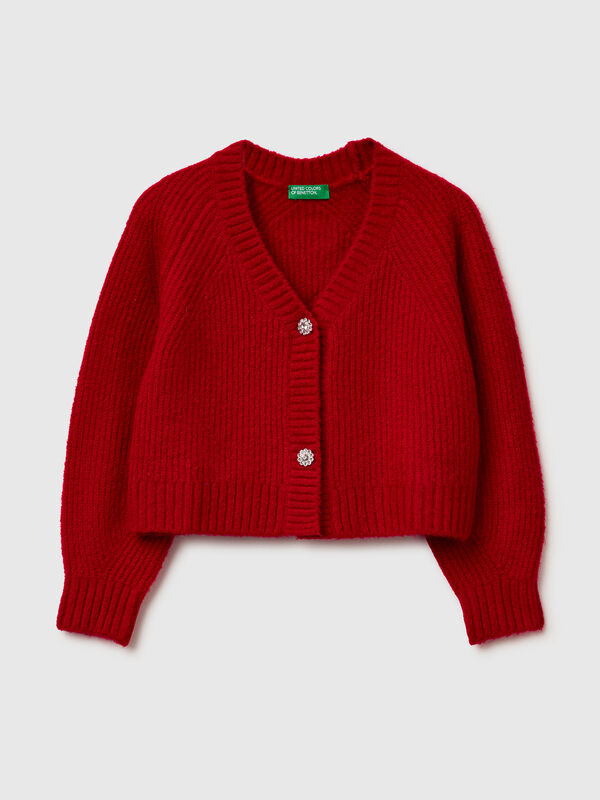 Cardigan with jewel buttons Junior Girl