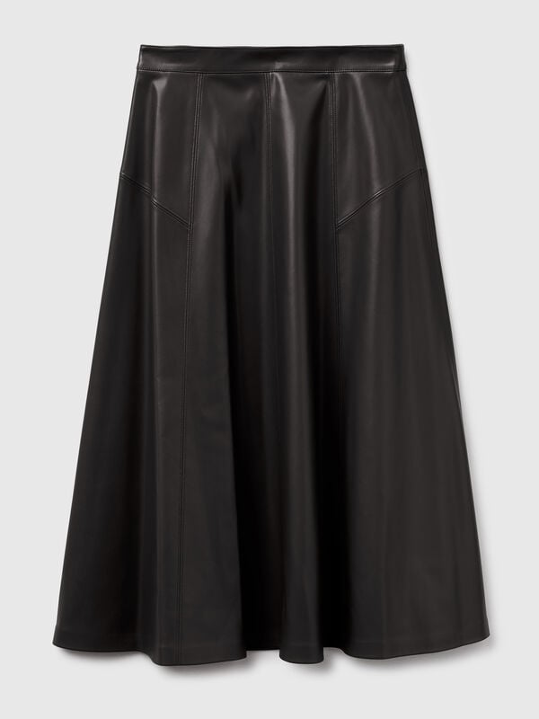 Skirt in imitation leather Women