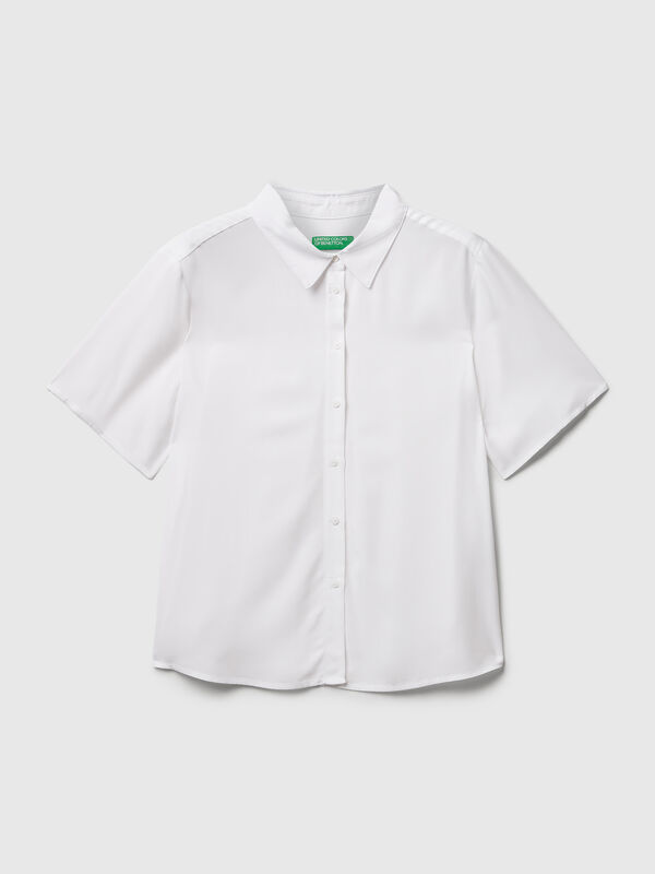 3/4 sleeve shirt in viscose Women