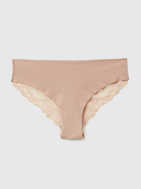 Brazilian stretch underwear with lace Women