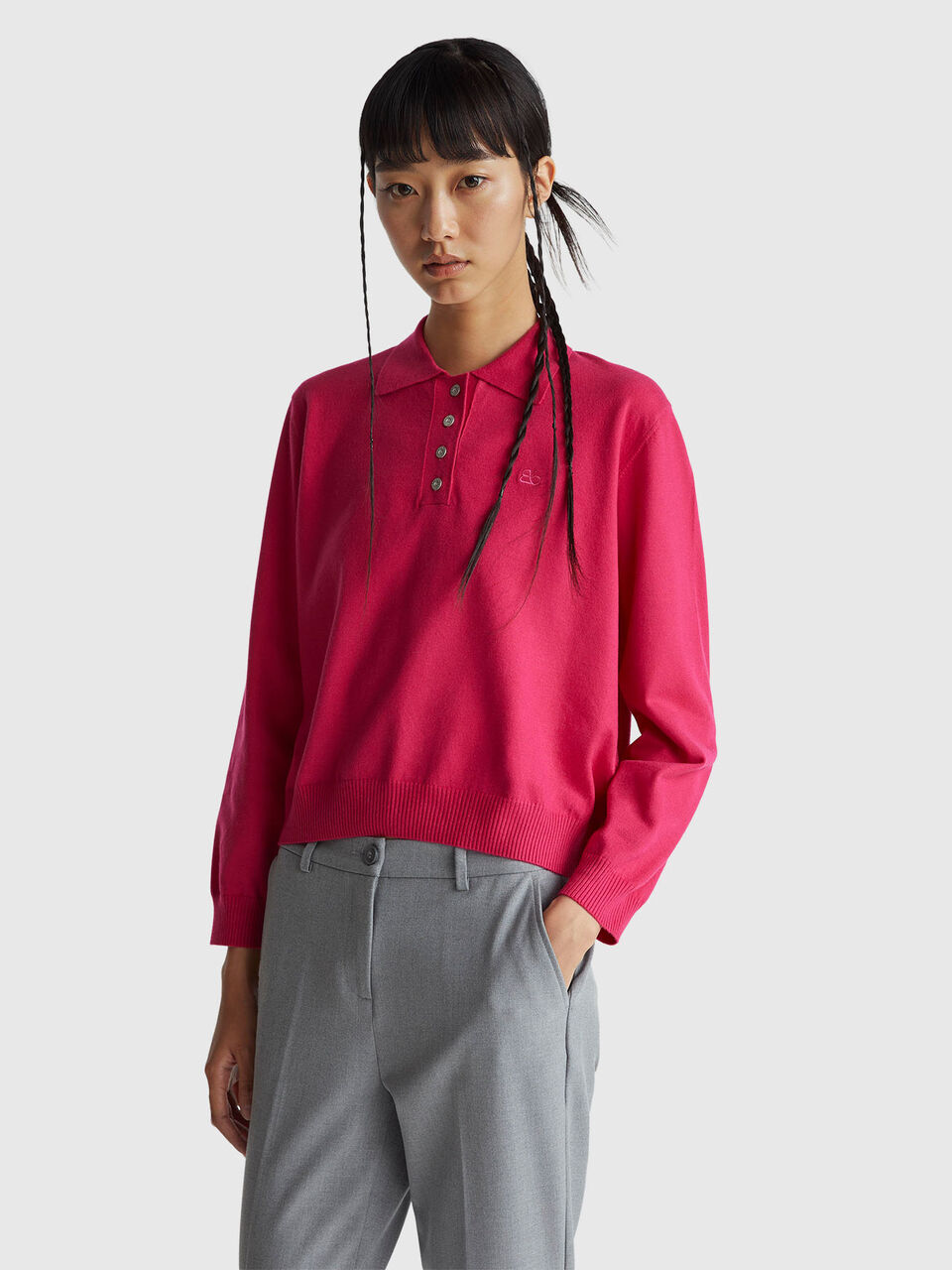 L/S POLO SHIRT Women image number null