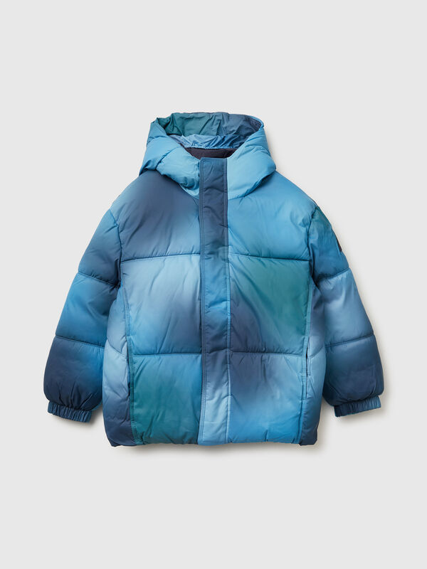 Padded jacket in shaded nylon Junior Boy