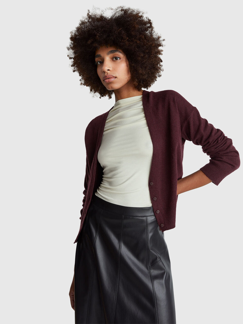 L/S CARDIGAN Women image number null