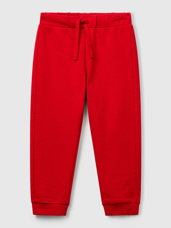 Cotton trousers with logo Junior Boy