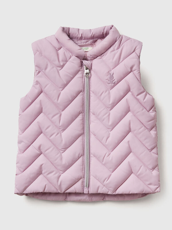 Padded vest in technical fabric New Born (0-18 months)