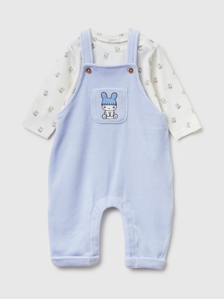 SWEATER DUNGAREE New Born (0-18 months)