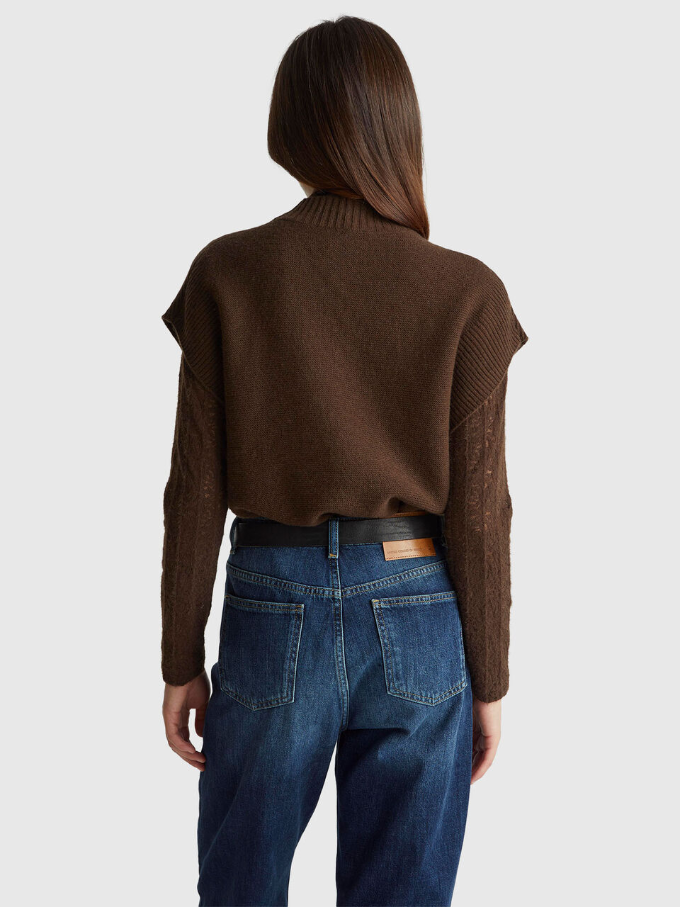 SLEEVELESS SWEATER Women image number null