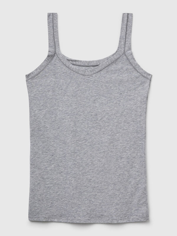 Tank top in super stretch cotton Women