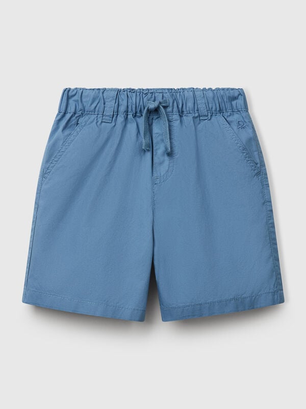 100% cotton shorts with drawstring Junior Boy